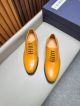 J.M.WESTON Yellow Calfskin Business Leather Shoes 042826 (3)_th.jpg